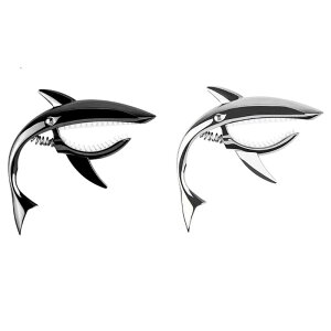 サメ型ギターカポ ギターアクセサリー ポータブルシリコンパッド ウクレレベース用エレキギターカポ