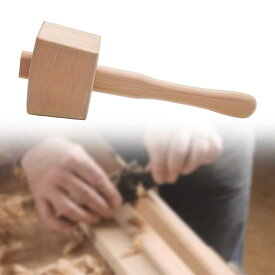 木製マレット 木製ハンマー ハンドル付き 大工用ハンドツール プレミアム手動ハンマー 大工用マレット