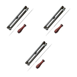 Chainsaw Sharpener File Kitアクセサリー木製のハンドルを備えたサポートブラケットメタルチェーンシャープニングツールを備えた他のブレード