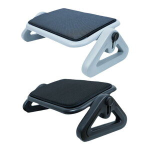 デスク下フットレスト ポータブル 6段階の高さ調節可能 仕事用 ゲーム用 パソコン用