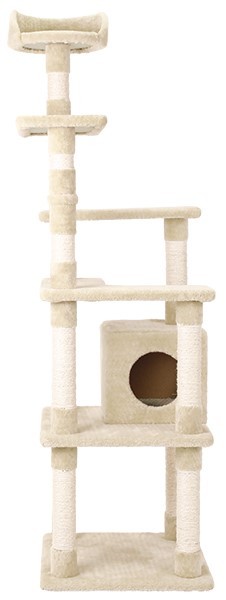 成長に合わせて組み替えが出来るキャットタワー 猫のタワー キャットタワー ツール ハイタイプ ミミ 安心の定価販売 セール特価品 ド ベージュ