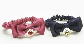 猫 首輪 リボン おしゃれ 鈴 光る 安全 シェリー ネックレス キャット カラー 猫用 パール 可愛い SNS 映え CAT 送料無料