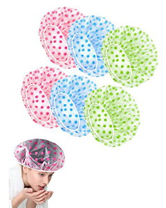 LIKENNY �V�����[�L���b�v �h�� �����C �L���b�v �w�A�L���b�v ���� �V�����[/�����C/����/SPA/����/���/�����ߗp�L���b�v ���ϖX �J��Ԃ����p�\ 6���Z�b�g