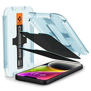 Spigen EZ Fit �`�����h�~ �K���X�t�B���� iPhone 14�AiPhone 13�AiPhone 13 Pro �p �\��t���L�b�g�t�� iPhone 14�AiPhone13�AiPhone13Pro �Ή� �ی� �t�B���� �̂������h�~ 2����