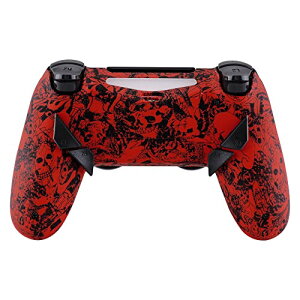 eXtremeRate ps4コントローラーに対応用 Dawnプログラマブルリマップキット、アップグレードボード、再設計されたバックケースと4つのバックボタンが備えます‐JDM-040/050/055モデルに対応でき、