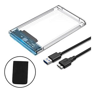 YFFSFDC HDD P[X USB3.0 SSD {bNX 2.5C` lW&Hsv SATA III Otn[hfBXN 5Gbps f[^] UASPΉ |[^u SSD hCu P[X SATA USB ϊ{bNX ȒPE Mac Windows Li