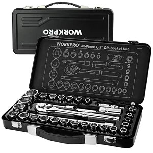 WORKPRO \Pbg`Zbg p12.7mm 32_Zbg K[Wc[Zbg NCbN[X`Fbgnh S[P[Xt oCN Ԑ HZbg