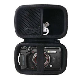OLYMPUS(オリンパス) Tough TG-6/TG-5/TG-4 デジタルカメラ専用収納ケース-WERJIA (storage case-Black)