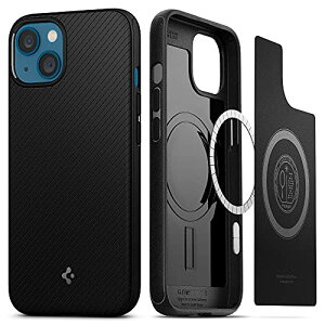 Spigen iPhone13MiniP[X Magsafe }Olbg ČRMILKi擾 ϏՌ d30g TPU ~ CX[dΉ 菝h~ }OEA[}[ ACS03680 (}bgEubN)