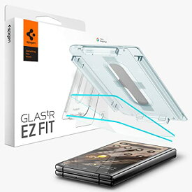 Spigen EZ Fit ガラスフィルム Pixel Fold 用 貼り付けキット付き Google Pixel Fold 対応 保護 フィルム 2枚入