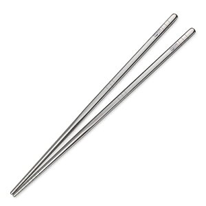 TITECOUGO yʃ`^AEghALsO 23cm Titanium Chopsticks XNGA Lv BBQ p ؔ p^ ~ gє ThuXg \ H@Ή yA Camping 1V ܕt