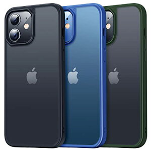 CASEKOO iPhone12 / iPhone12Pro P[X wh~ ČRMILKi ϏՌ 2022NV^ SGSF ϖh~ ϋv Xgbvz[t CX[dΉ ACtH12/12Prop Jo[(}bgubN)
