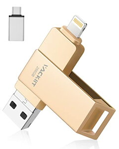 Vackiit yMFiF؎擾ziPhonepUSB[ 256GB USBtbVhCu USB 3.0 tbV[ X}z f[^ۑ ʐ^ obNAbv lightningRlN^ iPhone/iPad/PC/Android/Macp eʕs