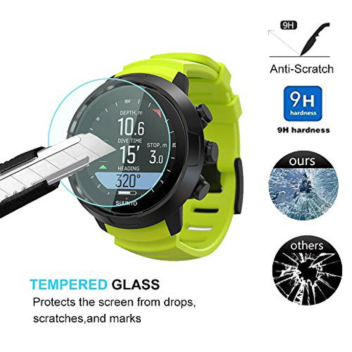 楽天市場】Poyiccot (2枚入り)Suunto D5 Dive Computer 液晶保護 