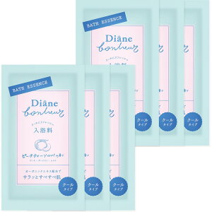 ダイアンボヌール 入浴剤 アイスバスエッセンス ピーチティーソルベの香り 30ml×6包 クール