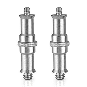 Neewer 1/4-3/8in�l�W�A�_�v�^�[ ���C�g�X�^���h�A�z�b�g/�R�[���h�V���[�K�p�i2�A��j