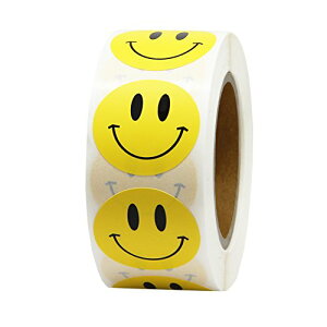 Hcode �X�e�b�J�[ �V�[�� �j�R�j�R�\��~�`�V�[�� ���a25mm �K�i1���[��500���i�C�G���[)
