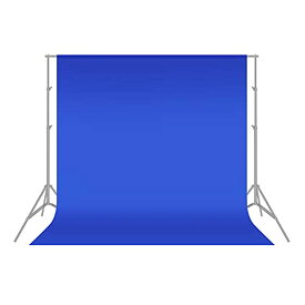 Neewer 1.8x2.8M 背景布　写真撮影スタジオ背景布　100％純粋なポリエステル　折りたたみ可能　写真、ビデオ、テレビ用(青)