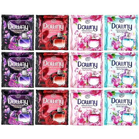 Downy アジアンダウニー 柔軟剤 お試しセット 小分けサイズ アソート 4種類 12袋入り パルファムコレクション