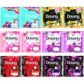 Downy ダウニー 柔軟剤 お試しセット 6種類12袋入 アジアンダウニー 香水パルファムコレクション 濃縮