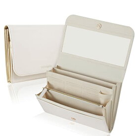 母子手帳ケース レザー 二人用 ジャバラ シンプル 母子手帳カバー 手触り良い 軽量 大容量 W16.5×H24×D3cm 保険証・母子手帳・診察券・キャッシュカード等をまとめるのに便利なケース Free Size