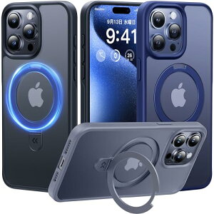 CASEKOO iPhone 15 Pro Max p P[X yVɖ𗧂E@\́zMagsafeΉ ČRMILKi ϏՌ BX^h wh~ }bgdグ ϖh~ ^ X}zP[X Xgbvz[t 