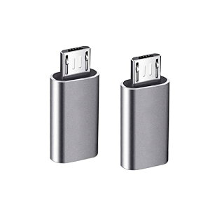 YFFSFDC USB-C  Micro USB A_v^ Type-C (X) to Micro USB (IX) ϊA_v^ 2 }CNUSBϊA_v^[ ϊRlN^ [dƃf[^] XperiaAGalaxyANexusAHUAWEIMicro USBݔΉ Vo