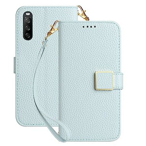 Deeaar Xperia 10 V �P�[�X�蒠�^ �l�C �X�}�z�P�[�X �G�N�X�y���A 10 v ���z�^ �J�o�[ �J�[�h�|�P�b�g�t�� �y�� ���^ �S�ʕی� ���蕨 docomo SO-52D au SOG11 �J�[�h���[ �X�^���h�@�\ ���u���X�^���h�@