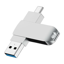 USBメモリ タイプ Type C 64GB 2in1 USB C メモリースティック フラッシュドライブ 高速データ転送 バックアップ U? 両面挿し スマホ/パソコン/Android/Windows/PC/Macなどに対応