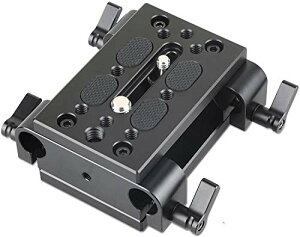 SmallRig �x�[�X�v���[�g 15mm���b�h�N�����v�t�� �O�r�x�[�X�v���[�g15mm���b�h�N�����v�O�r�v���[�g-1798
