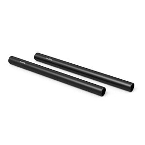 SmallRig 15mm���b�h�iM12�l�W��-20cm�j8�C���` �u���b�N 15mm���b�h�V�X�e�� �A���~�j�E�� 2�{���� �J�����A�N�Z�T���[1051