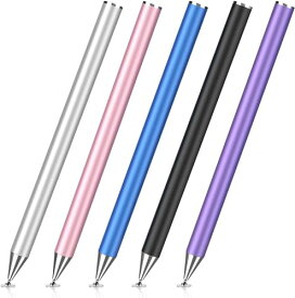 タッチペン 5本セット MEKO スタイラスペン スマートフォン タブレット スタイラスペン iPad iPhone Android 超高精度 途切れなし