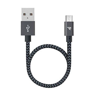 Rampow Micro USB P[u Z y20cm//^/QC3.0}[d z}CNusbP[u ϋviC f[^]Ή Sharp Aquos Pad/Zeta, Sony Xperia J1/A/Z3, Fujitsu Arrows A/F/NX/ZȂMicro[q@