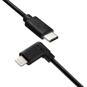 GR Type-C to LightningP[u (USB PDΉ) CgjO iPhone [dP[u LRlN^ Rێdl y iPhone 13 / 12 / SE (2) Ή z AppleFؕi 1.2m ubN MPA-CLL12BK