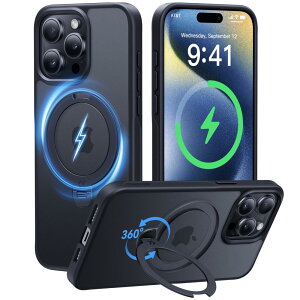 �y2024�ō�����&��_360�x��]�zCASEKOO iPhone 15 Pro �p �P�[�X �������� MagSafe�Ή� �ČRMIL�K�i �ϏՌ� ���ϋv�� �y���c�����E�p�x�����z�w��h�~/�}�b�g�d�グ/���ϖh�~/���^������ �X�g���b�v�z