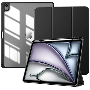 TiMOVO iPad Air 13�C���` �P�[�X�iM3/M2�j2025/2024 13�C���`iPad air M3 M2 �J�o�[ �y�����[ �����o�b�N PencilPro���C�����X�[�d�Ή� PU���U�[ �O�܂� TPU �X�^���h �I�[�g�X���[�v�@�\�t�� �y�� �X�}�[�g