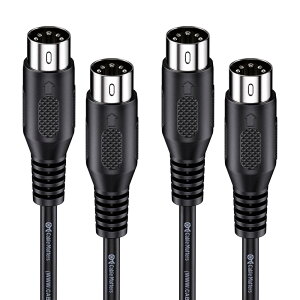 Cable Matters MIDI �P�[�u�� 5�s�� DIN MIDI�P�[�u�� 2�{�Z�b�g 1.8m