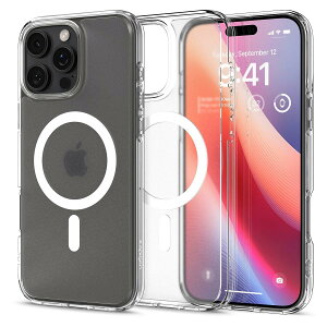 Spigen iPhone 16 Pro P[X MagSafeΉ  NA Xgbvz[ ČRMILKi EgEnCubhE}OtBbg ACS08133 (tXgENA)