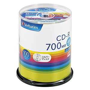 Verbatim o[xC^ 1L^p CD-R 700MB 100 Vo[fBXN 48{ SR80FC100SV1