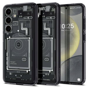 Spigen Galaxy S24 ケース 耐衝撃 SC-51E | SCG25 TPU バンパーケース 2重構造 米軍MIL規格取得 すり傷防止 黄ばみ無し ワイヤレス充電対応 ウルトラ・ハイブリッド ゼロ・ワン ACS07350 (ゼロ・ワン)