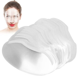 YFFSFDC 前髪カット ガード フェイスガード フェイスプロテクション 散髪 ヘアカット フェイスガード 理髪用品 サロン 使い捨て 軽量 大容量 100枚 理髪ツール 【100 Pcs】