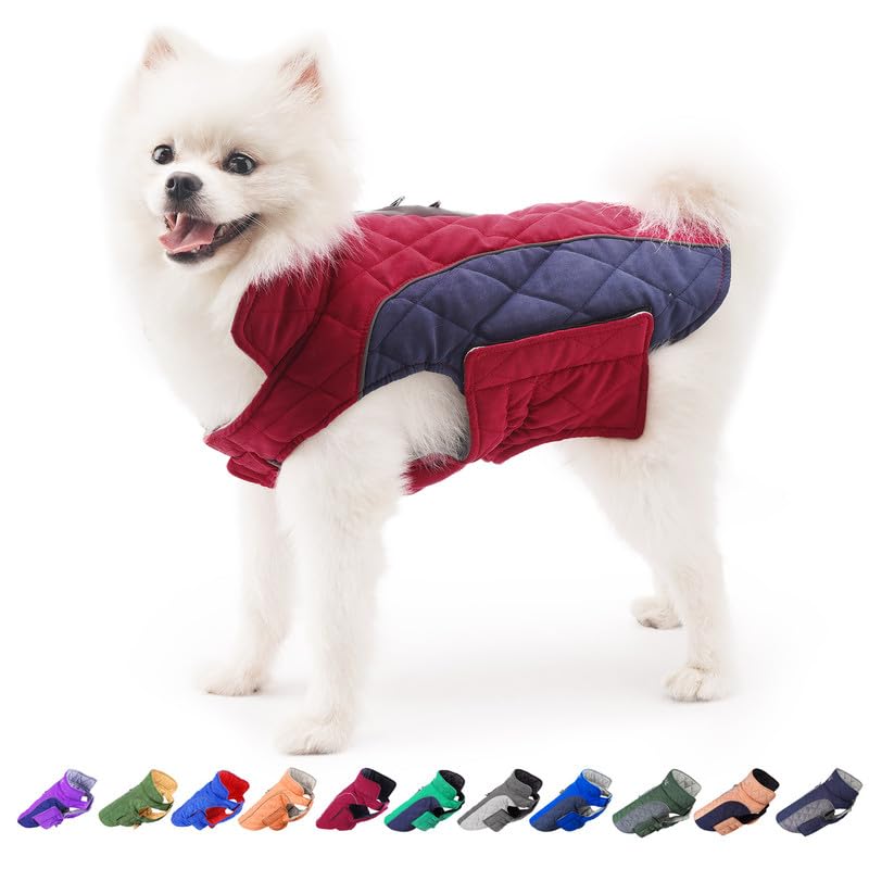 楽天市場】ThinkPet 寒い天候の犬コート-防水防風リバーシブルの犬冬
