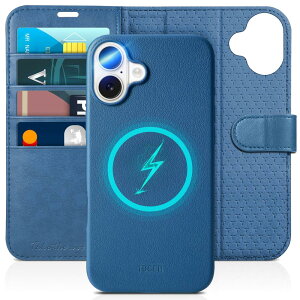 TUCCH iPhone 16 Ή P[X 蒠^ 2 in 1  ACtH[16蒠^P[X O\ [RFIDubLO] 4J[h|Pbgt uX^h@\ Ռz Sʕی PU 2024N 6.1