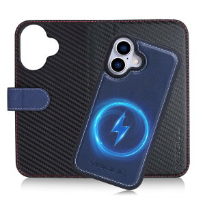 VISOUL iPhone16 ΉP[X 蒠^ {v 2in1 OR 蒠^P[X ACtH16 P[XMagSafeΉ ACz16 uX^h@\t蒠^P[X X}zP[X CX[dΉ