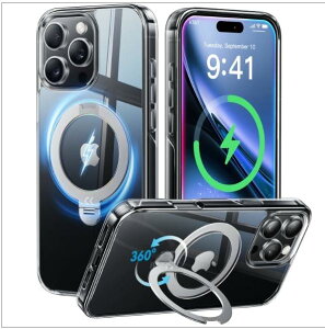 yȋP360°]X^hzCASEKOO iPhone 16 Pro Max p P[X NA ČRKiی tBbg MagSafeΉ ő25W}[dΉ c px  ϏՌ ϋv bvz[