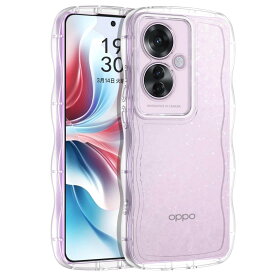 BENTOBEN OPPO Reno 11A ケース クリア 波型 うねうね かわいい 韓国 ソフト 超軽量 耐衝撃 指紋防止 ストラップホール付き 透明 おしゃれ ウェーブ カバー OPPO Reno11 A スマホケース クリア