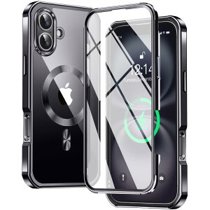 yʕیP[XEMagSafeΉzFONKCASE iPhone16 Plus p P[X Xgbvz[ty{̂̐FECDOzbLop[P[X NA PCw ϖh~ ACz16vXP[X Sʕی J