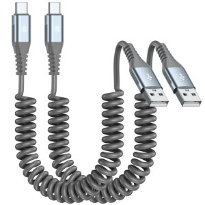 USB Type CP[uy2M/2{ZbgzRC^ Lт USB-A to USB-C P[u QC3.0 }[d ^CvC P[u  3A TPUf Type CXvOC Lk ֗ iPhone15 Pro Max, MacBook iPad Air/Pro Xperia,S