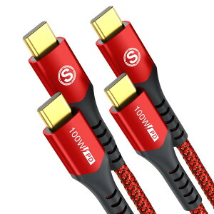 USB Type C P[uy3M/2{Zbg PD& QC3.2Ή 100W}[dzUSB-C to USB-C P[u iPhone15/16 Pro Max,MacBook Pro/Air iPad Pro,Samsung Galaxy S24/S23/S22/S21/S20,Sony,Xiaomi,Huawei,Google Pixel,usb c@ƌ݊()