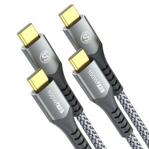 USB Type C P[uy3M/2{Zbg PD& QC3.2Ή 100W}[dzUSB-C to USB-C P[u iPhone15/16 Pro Max,MacBook Pro/Air iPad Pro,Samsung Galaxy S24/S23/S22/S21/S20,Sony,Xiaomi,Huawei,Google Pixel,usb c@ƌ݊(O
